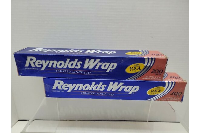 (Pack of 2)Reynolds Wrap Aluminum Foil (200 Square Foot Roll) 200 Sq ft