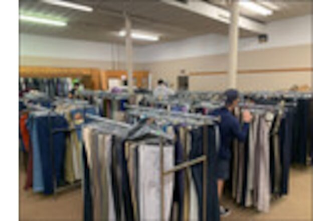 Lot of Mixed Clothes with Racks Wholesale Liquidation 191k+ of Inventory Thrift