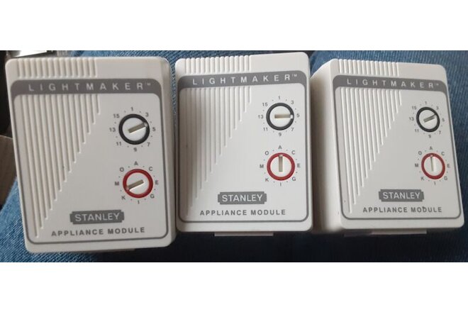 Lot of 3 Stanley LightMaker Appliance Module 360-3089