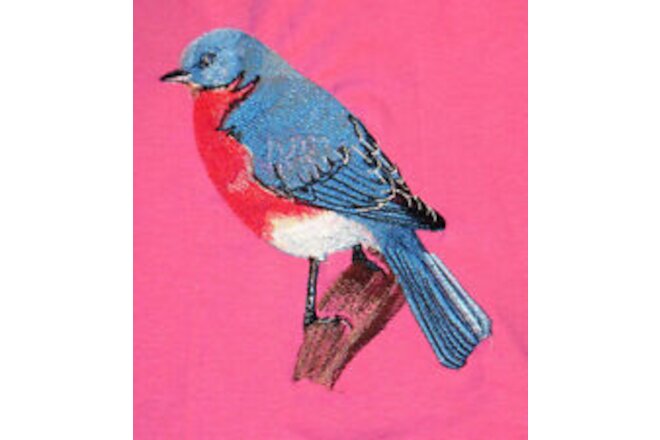 Embroidered Long-Sleeved T-Shirt - Bluebird BT2824