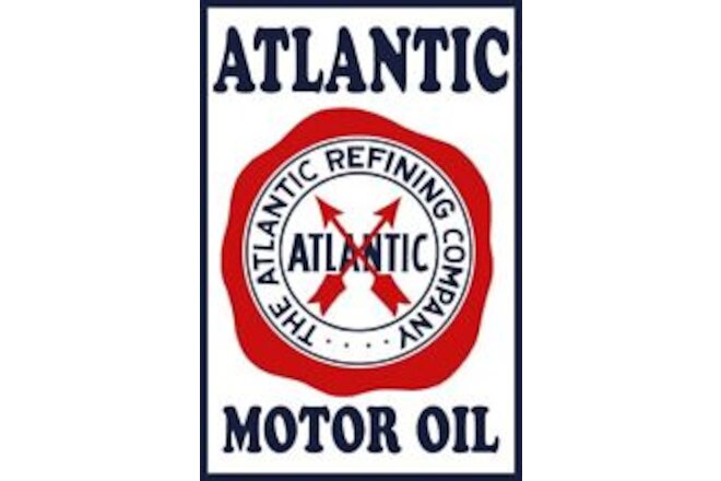 Atlantic Refining Co. Motor Oil NEW Sign: 12x18" USA STEEL