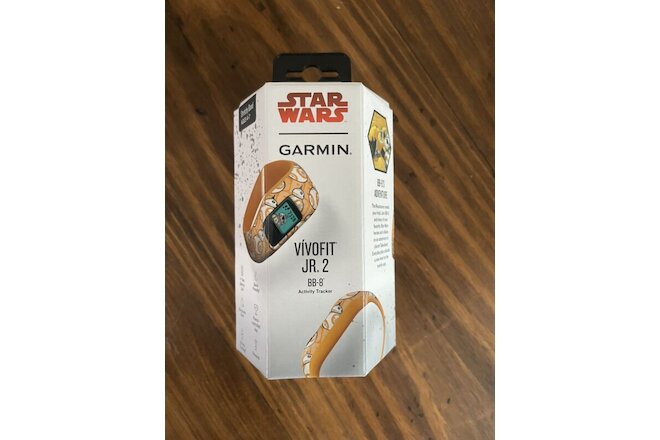 Garmin Vivofit Jr. 2 Activity Tracker Stretchy Band - Star Wars BB-8 -NEW-