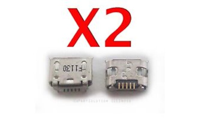 2X HTC Desire 510 HTC0PCV1 Micro USB Charger Charging Port Dock Connector