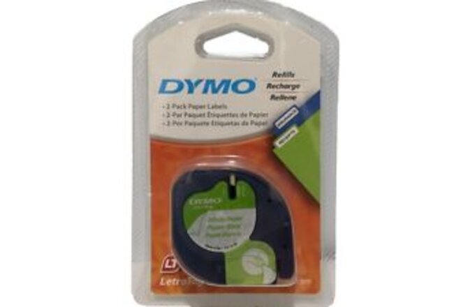 Dymo Label Refills 2-pack White paper 10697 for LetraTag