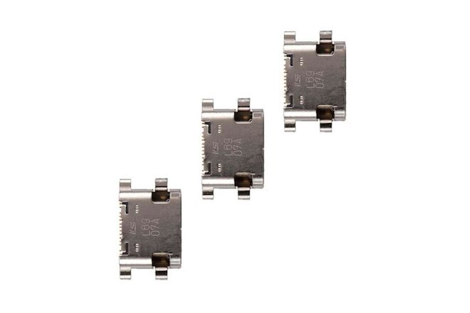3 x Type-C USB Charging Sync Port Replacement for ZTE Primetime K92 AT&T Tablet