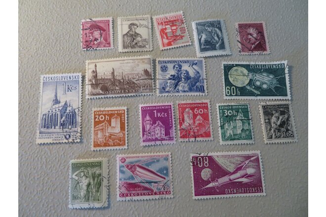 Used Czechoslovakia Postage Stamps #156