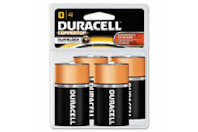 2-Pack Duracell (D-CTx4) Coppertop D Alkaline (8 Total Batteries) NEW