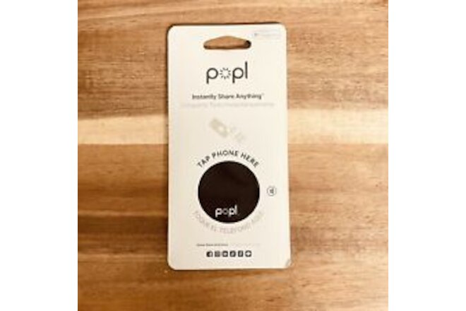 Popl Black Instantly Share Anything! Popl Direct NFC Black