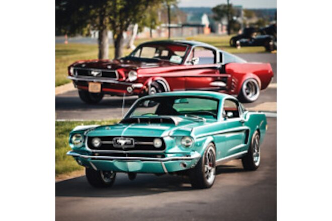 Ford Mustangs Wall Art Posters 5x7  8x11  11x17  13x19