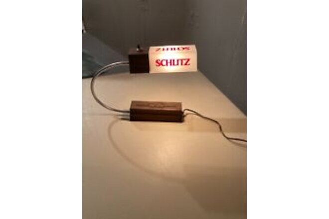Schlitz electric cash register lamp. In original box. New in late 1970's.