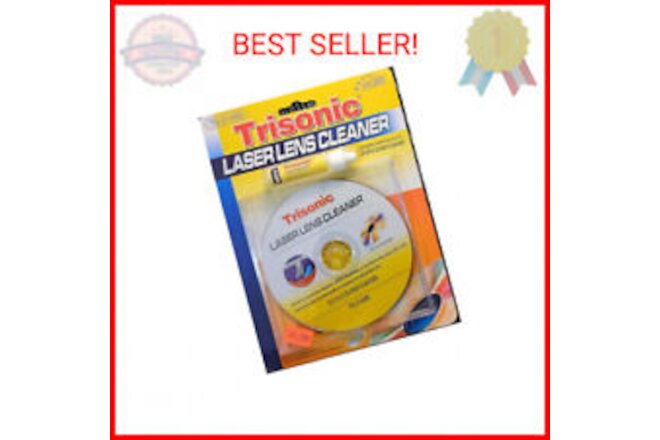 Trisonic CD/DVD/CD-ROM Laser Lens Cleaner-Liquid Included