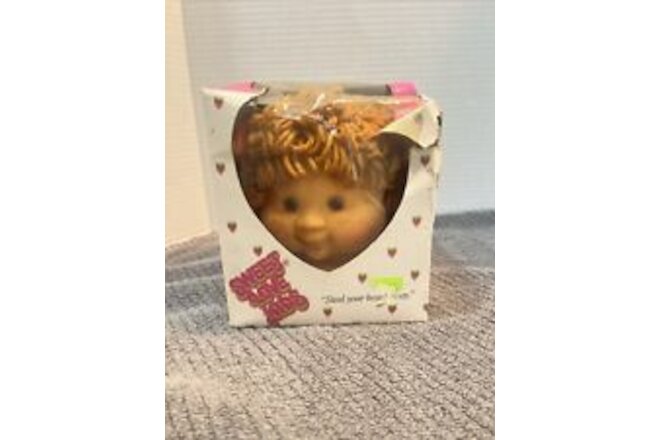 1984 Sweet Love Kids 5" Light Brown Yarn Hair Girl Doll Head for  DAMAGED BOX