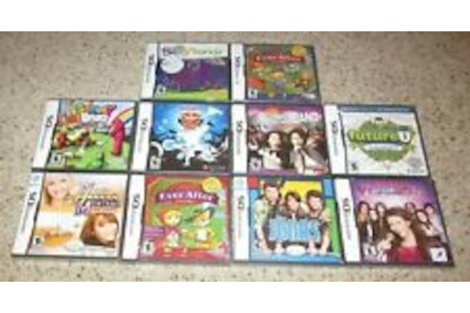 Lot Of 10 Nintendo DS Games (All Brand New) Wholesale Lot