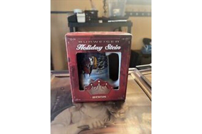 Budweiser 2005 Holiday Stein Beer Mug With COA - New In Box - Never used