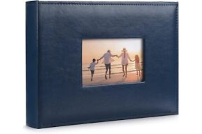 300 Pockets Leather Photo Album for Family Travel 4x6 Vertical & Horizontal