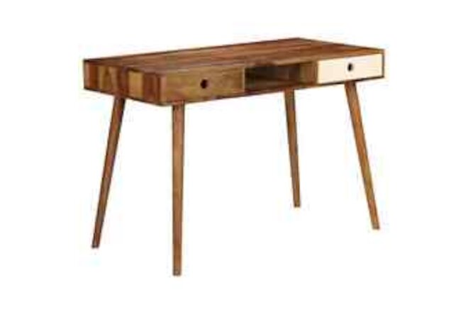 Writing Desk Home Office Computer Desk Study Table Solid Wood Sheesham vidaXL vi