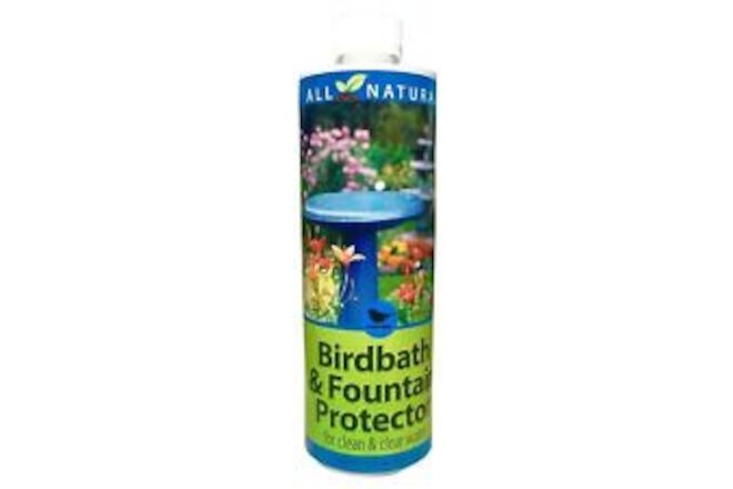 Birdbath & Fountain Protector 95566, 16 oz. for Clean and Clear Water, 16 Fl ...