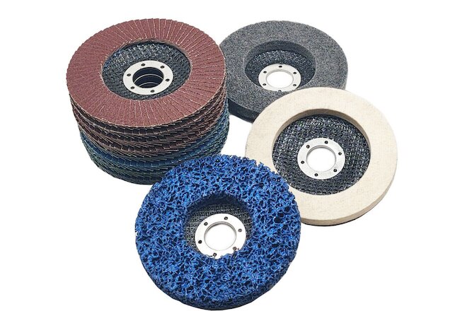 11x 4.5 Flap Disc 4-1/2" Sanding Grinding Stripping Polishing Wheels for Grinder