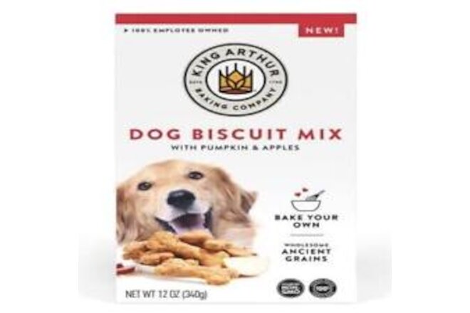 Baking Company Dog Biscuit Mix, Pumpkin & Apple, Homemade Dog Treats, 12oz