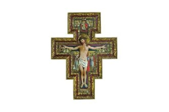 Joseph's Studio by Roman - Collection, 10.75" H San Damiano Cross, Made from ...