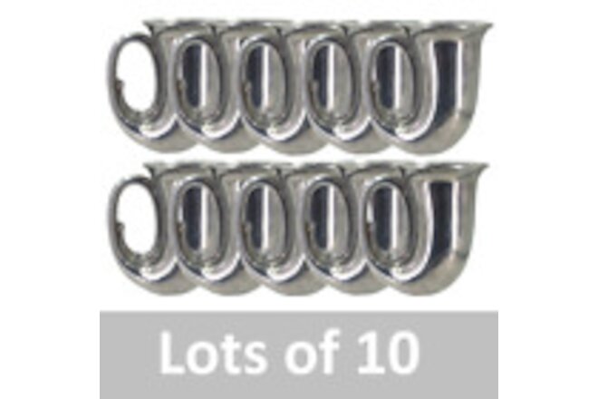 {Lot of 10} Pewter Mug French Horn Beer Stein  - Great Price
