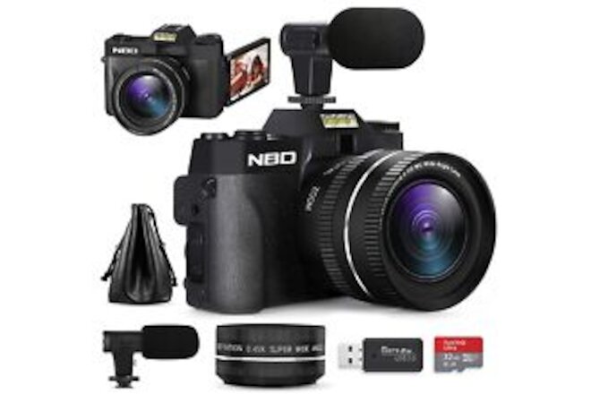 4K digital camera for YouTube 3.0 "48MP video recording with 16x digital zoom