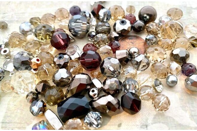 Crystal Glass Beads Mix 25