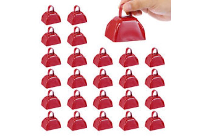 24pcs Cow Bells Cowbell 3 inch for Football Games Sporting Events Multi-color