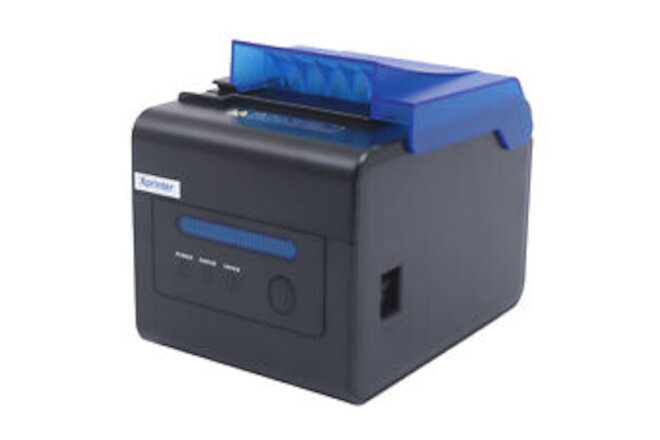 80mm Thermal Receipt POS Printer Auto Cutter USB COM LAN Port 300mm/s US HOT