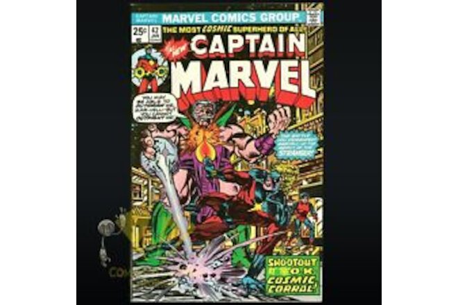 Marvel Comics CAPTAIN MARVEL #42 Vintage Issue Solid VF/NM 1st Printing!