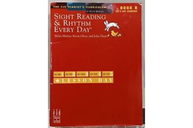 Sight Reading & Rhythm Every Day Book B Piano Sheet Music FJM Music Co. FJH2171