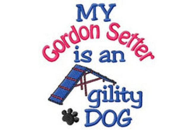 My Gordon Setter is An Agility Dog Ladies T-Shirt - DC1904L Size S - XXL
