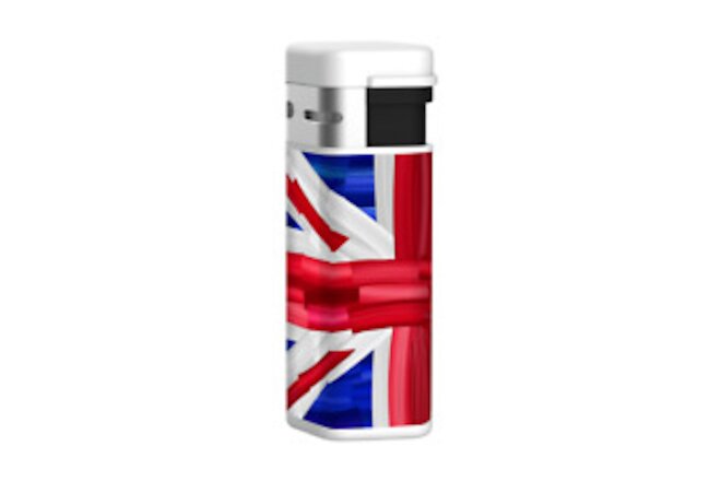 Triple Torch Lighter, Art by Charlie Turano III, One Nation Series, UK Flag