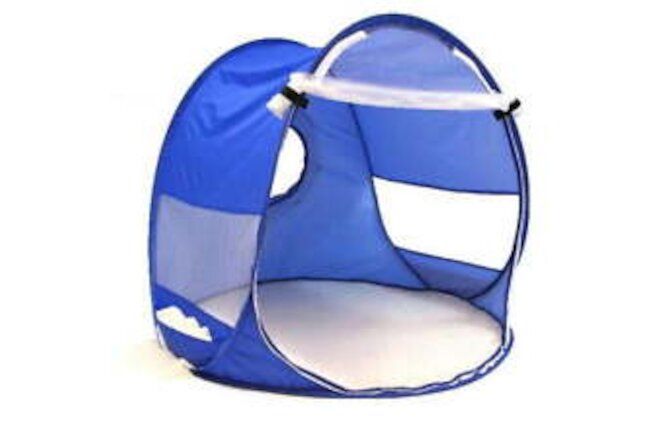 Pop up Shade Dome Tent, One Room, Blue Color, 39Lx37Wx29H, 2 Pounds