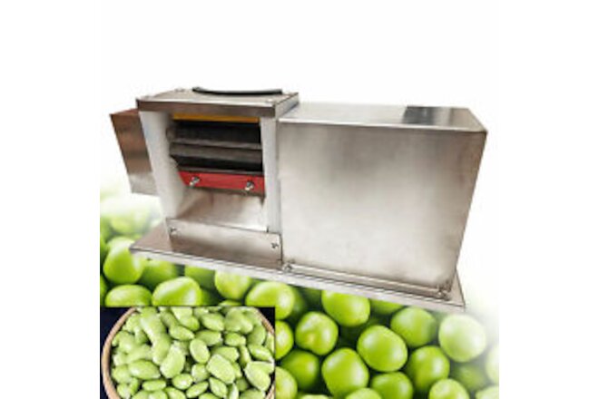 Commercial Electric Beans Sheller Semi-automatic Peeler Bean Pea Peeling Machine
