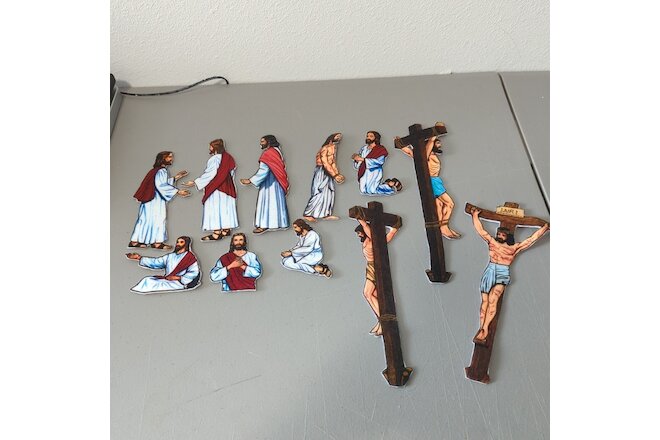 240 Plus Felt Board Figures Cut Out Beginners Bible Stories Old New Testament