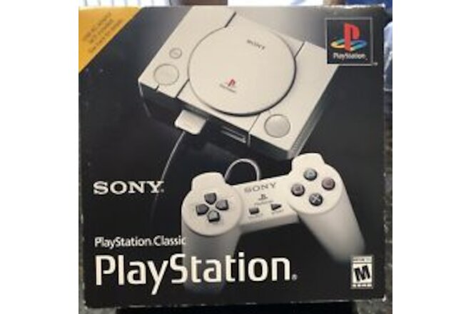 Sony PlayStation Classic Gray Console SCPH-1000R / 3003868 FACTORY SEALED NIB