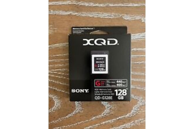 Sony G Series 128GB XQD Memory Card