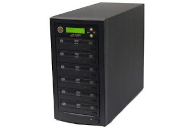 1 to 5 DVD CD Duplicator - Multiple Discs Copier Tower Machine with 24x Write...
