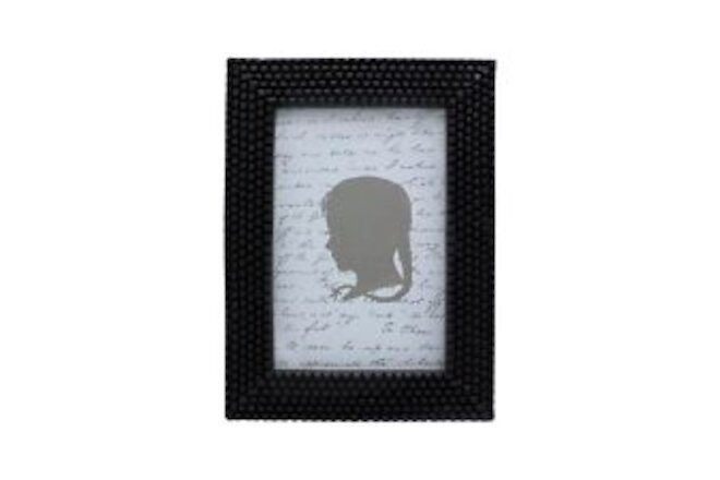 4x6 Vintage Picture Frame, Ornate Black Antique Photo Frame, for Wall and Tab...