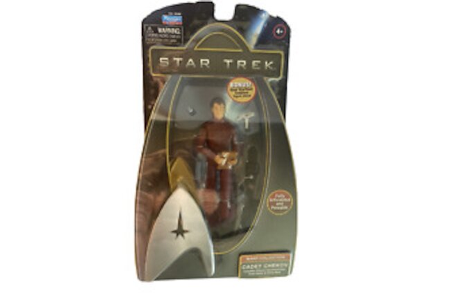 Star Trek CADET CHEKOV Warp Collection 61618 Poseable 2009  NOC (316DJ15)