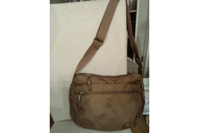 Bogner Tan Nylon Bag NWOT - $135 off retail!!