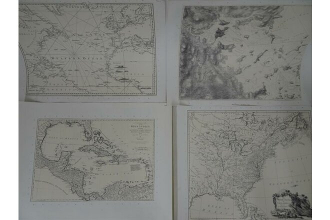 American Revolution 1775-1783 Atlas 18th Century Maps Charts Set of 20