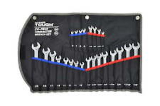 24 Pc Combination Wrench Set