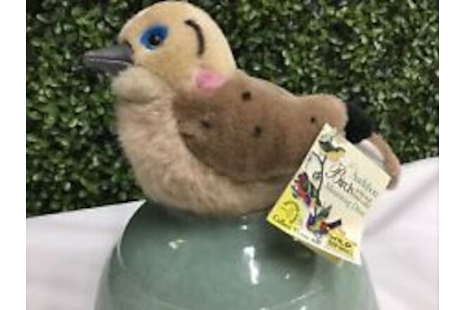 Wild Republic Audubon K&M Mourning Dove Plush Toy Bird NWT 1/2 Sound #79562