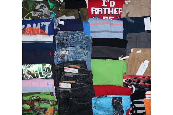 Boys Size 10 & 10 Slim Spring / Summer Clothing 28 Pieces (lot 2)