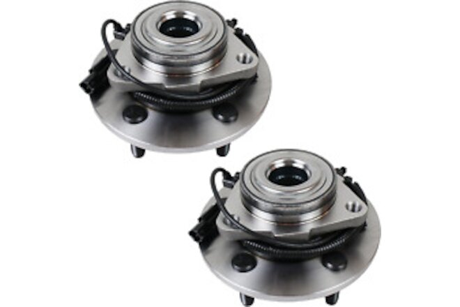 Pair 515151 Front Wheel Hub and Bearing Assembly Compatible with 2012-2018 Ram 1