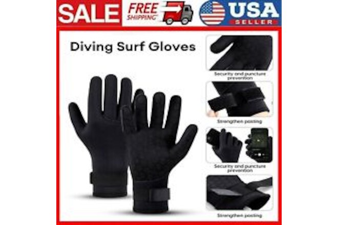 Neoprene Swimming Snorkeling Scuba Diving Gloves for Adults Women Men Surfing