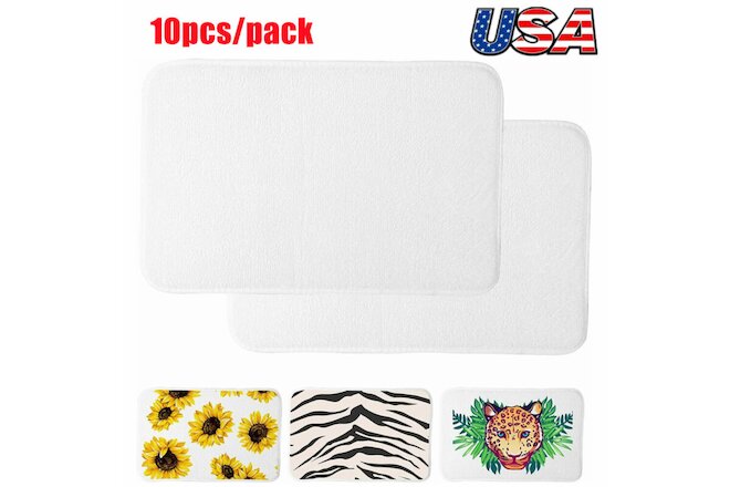 10pcs/Pack Door Mat 15.7in x 23.6in Heat transfer Printing Sublimation Blanks