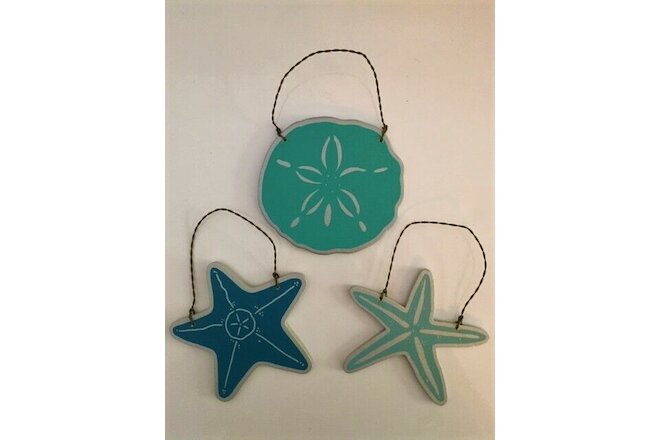 PBK Beach Decor Ornaments - Starfish (Set of 3)